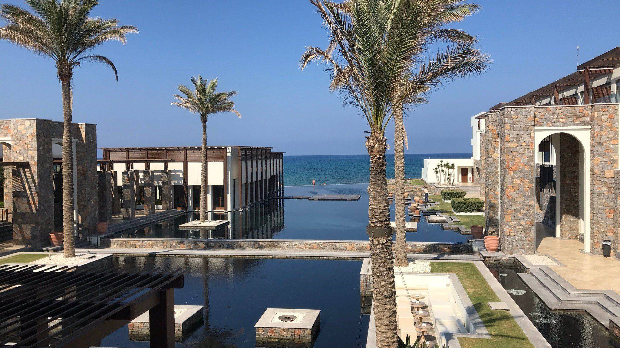 Amirandes Kreta Blick auf Hotel