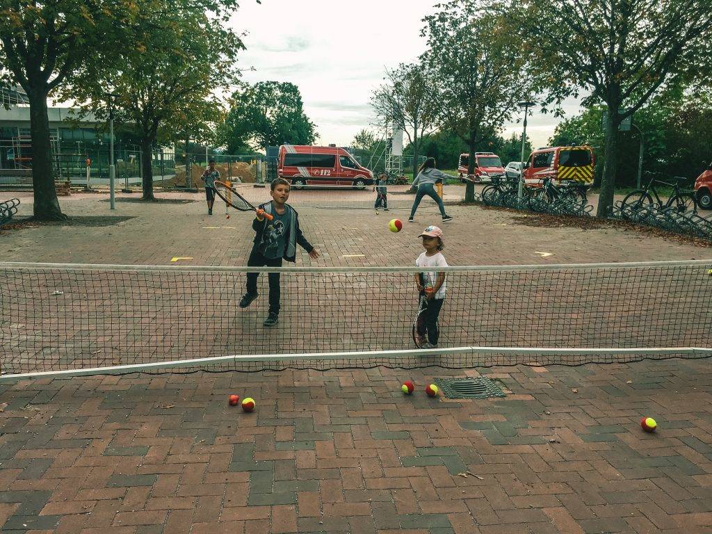 Tennis Spielen Kinderfest Ettlingen