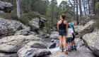 Wandern Fluss Kinder Korsika